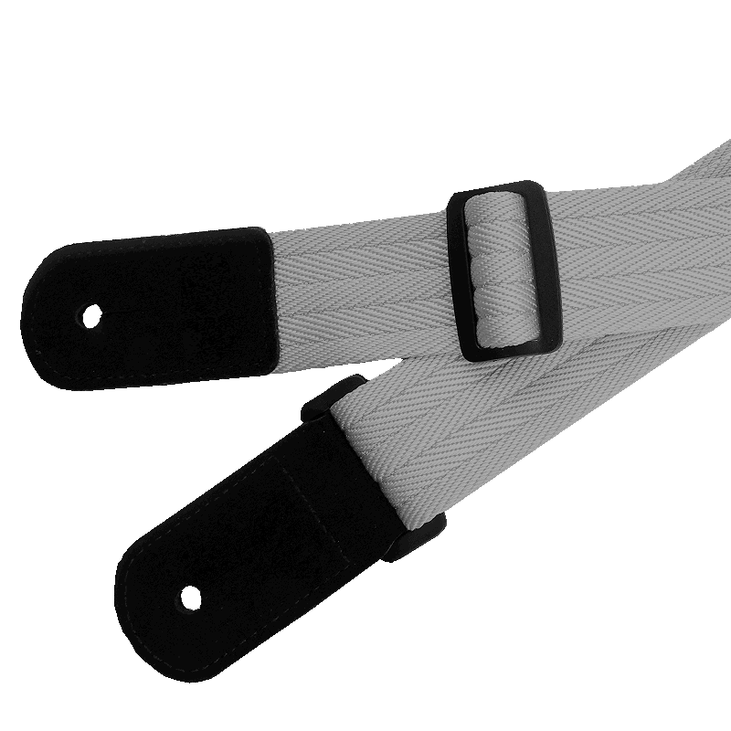 Kalena 2 Pin Ukulele Strap (nylon+real leather) - Kalena Instruments / Gray