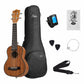 Kalena LM series Soprano Mahogany Ukulele with Celluloid Binding Traditional complete set