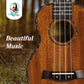 Kalena LM series Soprano Mahogany Ukulele with Celluloid Binding Traditional complete set