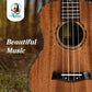 Kalena LM series Tenor Mahogany Ukulele with Celluloid Binding EQ complete set