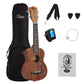 Kalena LM series Soprano Mahogany Ukulele Turtle inlay Traditional Complete Set