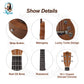 Kalena LM series Soprano Mahogany Ukulele Turtle inlay Traditional Complete Set