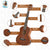 Kalena LM series Mahogany Ukulele Traditional Edition Tenor EQ pickup Warm Mahogany Complete Set