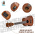 Kalena LM series Mahogany Ukulele Traditional Edition Tenor EQ pickup Warm Mahogany Complete Set