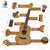 Kalena Tenor Zebrawood Ukulele with EQ Pickup Complete Set