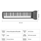 49 Keys Roll Up Piano K-PM49 - Kalena