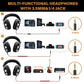 Pro-10 Professional Wired Headphones For Guitar Piano with Mic