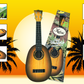 Kalena ABS Pineapple 23” Concert Ukulele with padded case - Kalena Instruments / Sunburst ABS