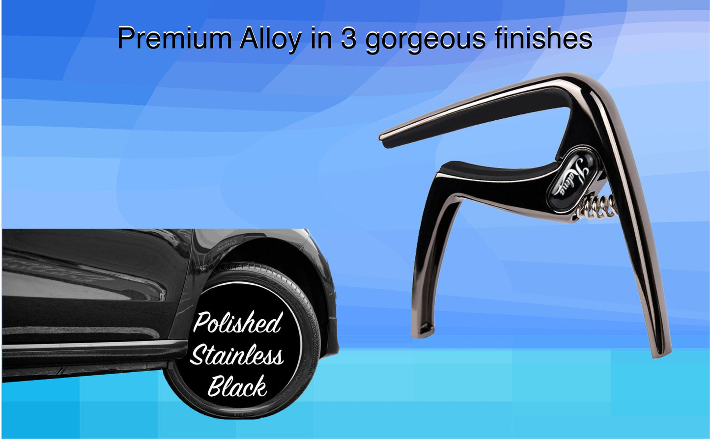 Kalena Premium Capo Deluxe Alloy - Kalena Instruments / Black