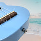 Kalena Basswood Top Soprano Traditional Ukulele Keiki Complete Set (Blue)