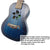 Kalena Mahogany Ukulele Hibiscus Edition Complete Set - Kalena Instruments / Aqua Blue