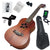 Kalena LM series Concert Mahogany Ukulele Hibiscus Edition Warm Mahogany Complete Set