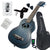 Kalena LM series Soprano Mahogany Ukulele Dolphins Edition Aqua Blue Complete Set