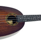 Kalena ABS Pineapple 23” Concert Ukulele with padded case - Kalena Instruments / Ebony ABS