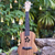 Kalena Mahogany Ukulele Hibiscus Edition Complete Set - Kalena Instruments / Sanded Mahogany