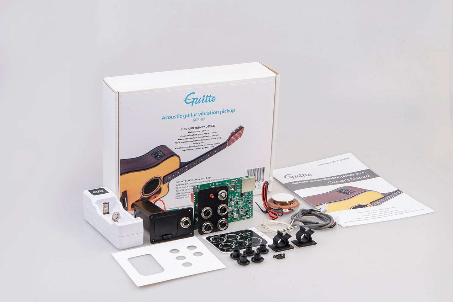 Acoustic guitar vibration pickup GGP-02 - Kalena