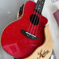 Kalena Sparkle Series Solid Spruce Top Ukulele - Kalena Instruments / Rose Sparkle