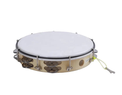 Natural Wooden 12” Hand Drum large tambourine