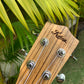 Kalena Zebrawood Sun Engraving Ukulele Complete Set - Kalena Instruments / 21" Soprano
