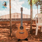 Kalena 38SMT Solid Mahogany Top Acoustic Guitar Complete Set