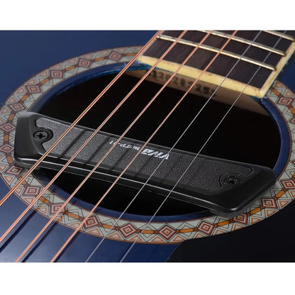 Passive Magnetic Soundhole Pick-up Single Coil for Folk Guitar
