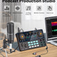 Maonocaster Lite Live sound Card Audio interface Audio Mixer With condenser Microphone Podcasting Live streaming External Sound Cards