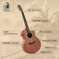 Kalena 38SMT Solid Mahogany Top Acoustic Guitar Complete Set