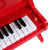 Kalena 25 key ABS mini classical piano battery powered - Kalena Instruments / Red