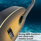 Kalena ABS Pineapple 23” Concert Ukulele with padded case - Kalena Instruments / Sunburst ABS
