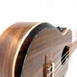 Kalena SA26PEQ Performance Series All Solid Tenor Acacia Cutaway Armrest EQ Pickup Ukulele