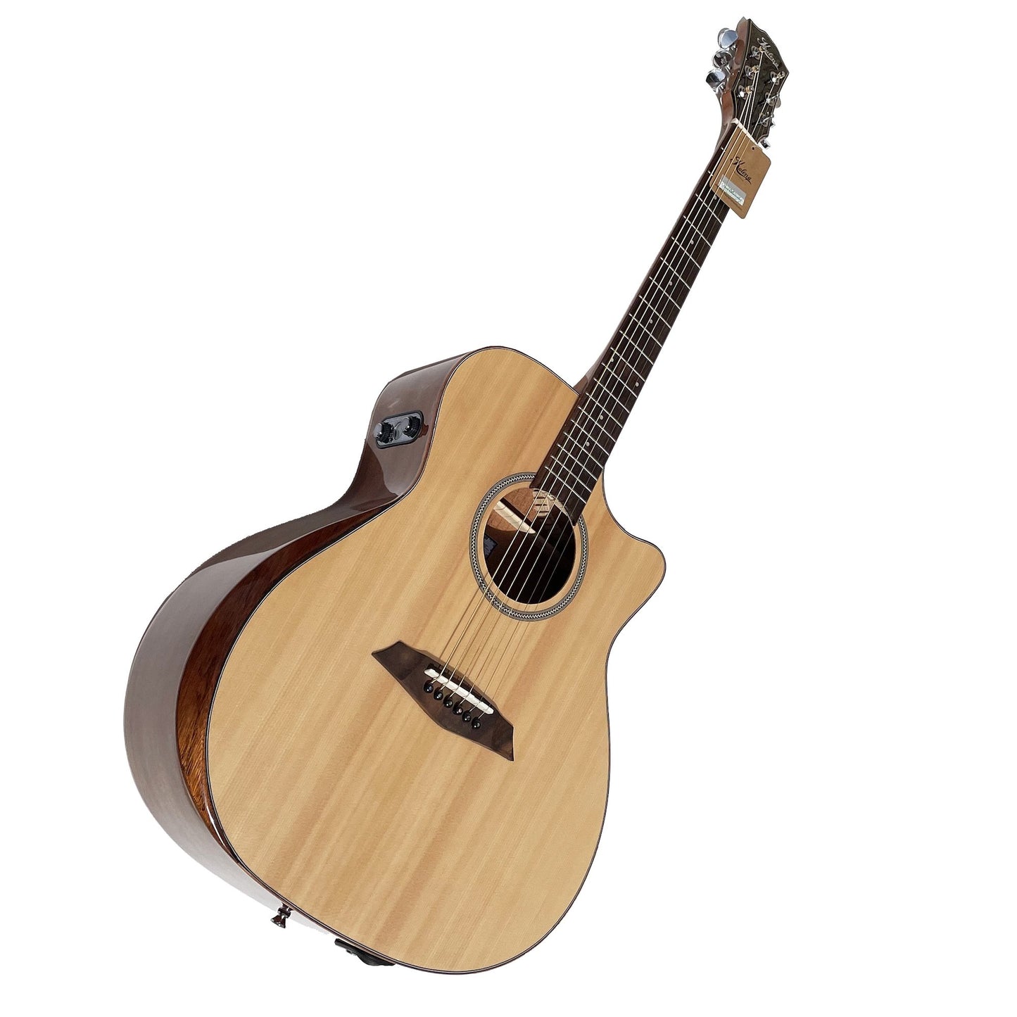 Kalena SST813FX 41" Solid Spruce Top Acoustic Guitar with FX Complete Set