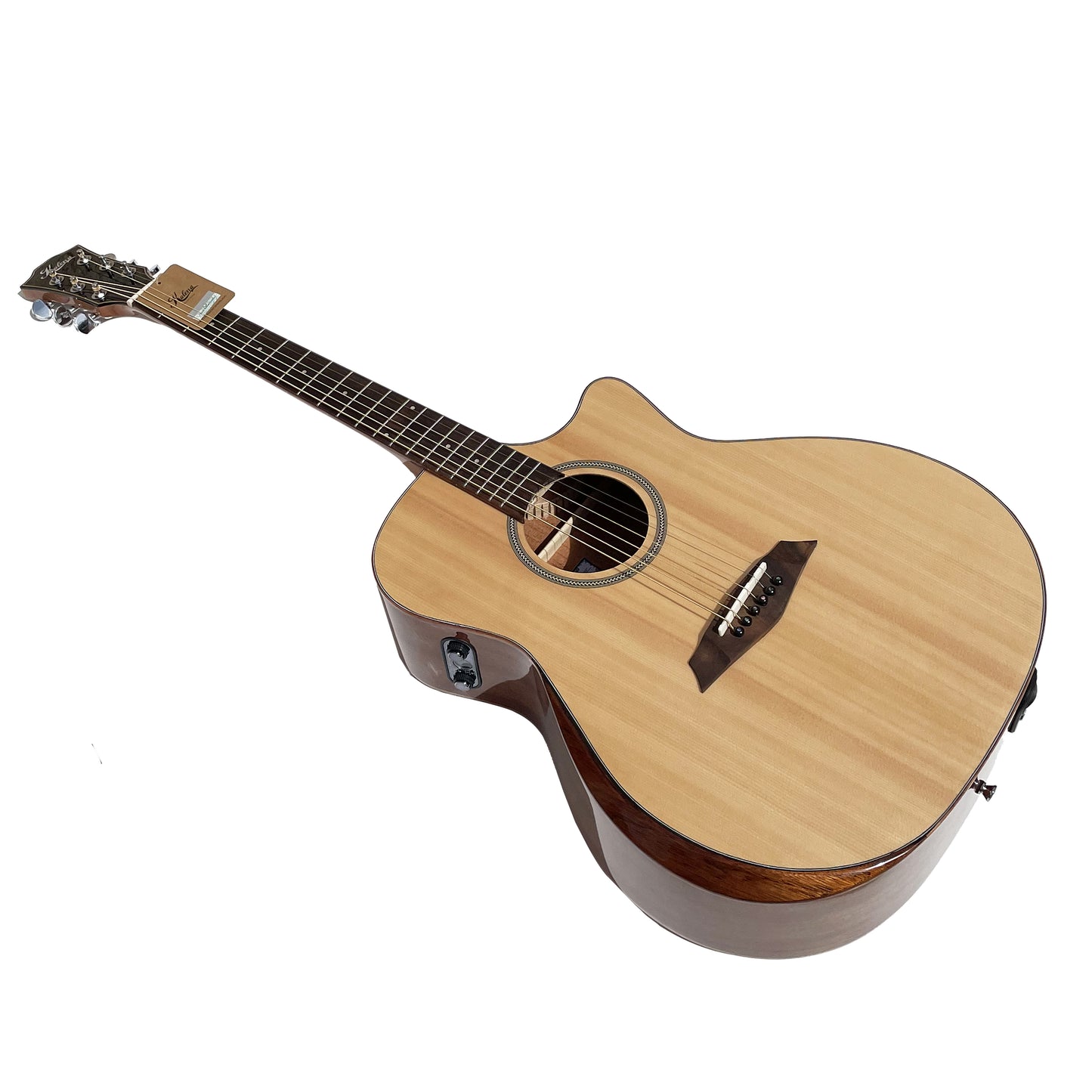 Kalena SST813FX 41" Solid Spruce Top Acoustic Guitar with FX Complete Set