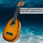 Kalena ABS Pineapple 23” Concert Ukulele with padded case - Kalena Instruments / Rosewood ABS