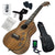 Kalena Concert Ukulele Solid Acacia Top Turtle Abalone Shell inlay high gloss Complete Set