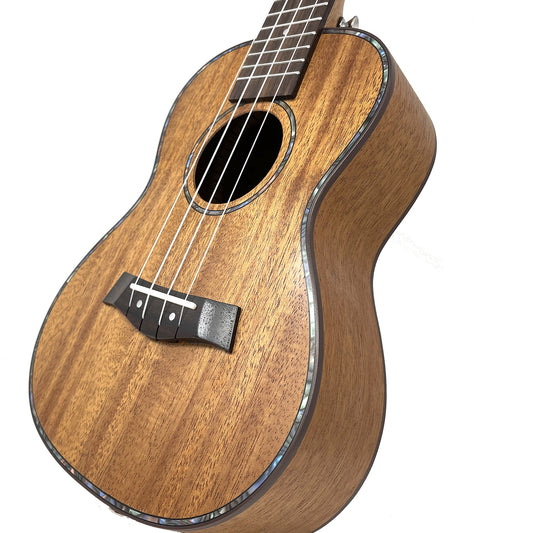 Kalena LM series Soprano Mahogany Ukulele with Celluloid Binding Traditional