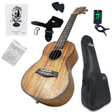 Kalena LM series Concert Mahogany Ukulele with Celluloid Binding Traditional complete set