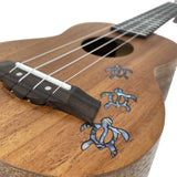 Kalena LM series Soprano Mahogany Ukulele Turtle inlay Traditional