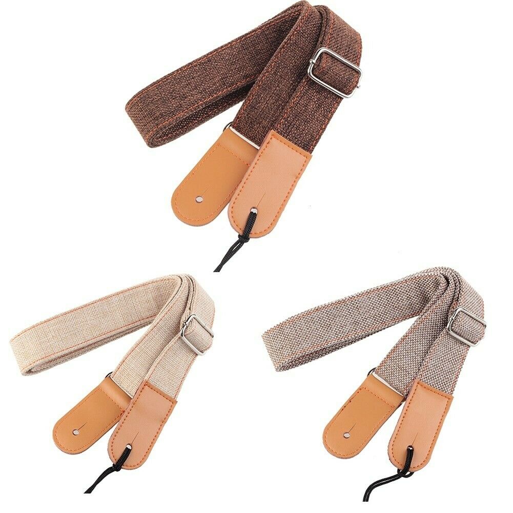 Kalena 2 Pin Ukulele Strap double layer cotton+real leather - Kalena Instruments