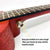 Kalena Mahogany Ukulele Hibiscus Edition Complete Set - Kalena Instruments / LavaRock Red