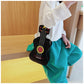 Kalena Ukulele Shaped Shoulder Bag Fashion Carrying Bag Cute Ukulele Purse